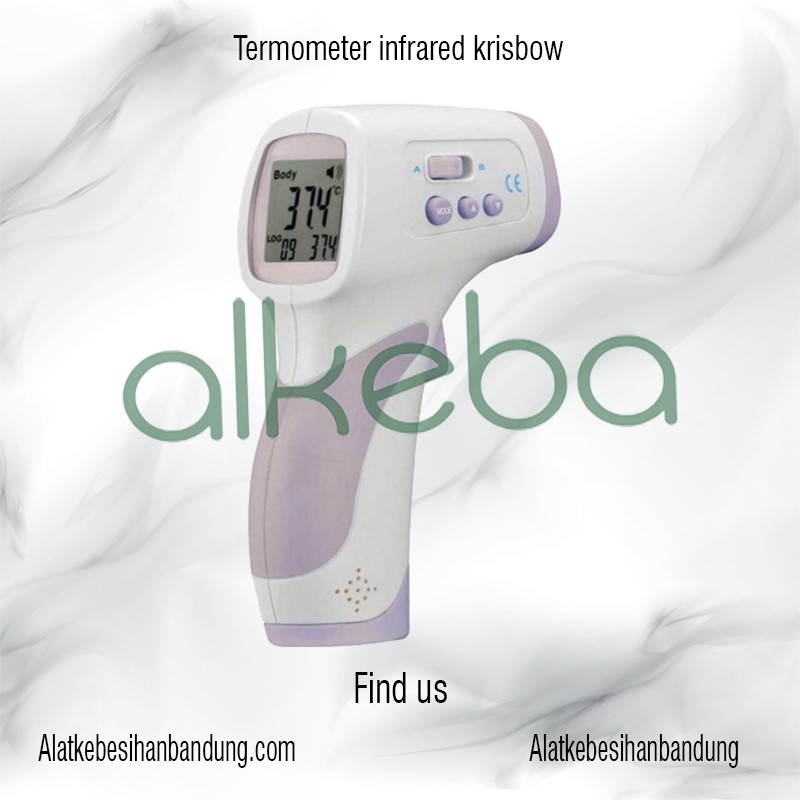 Krisbow Infrared Thermometer Suhu Tubuh Pengecek suhu badan termometer