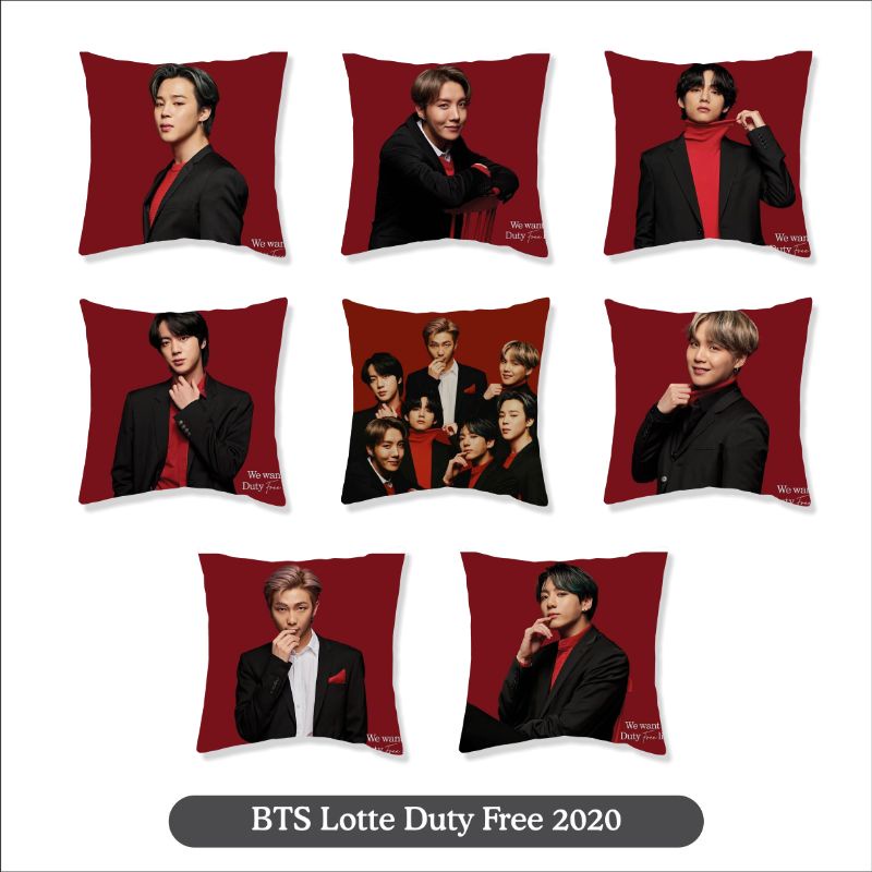 Bantal sofa  BTS uk 38cm 7Fates Chakho lotte