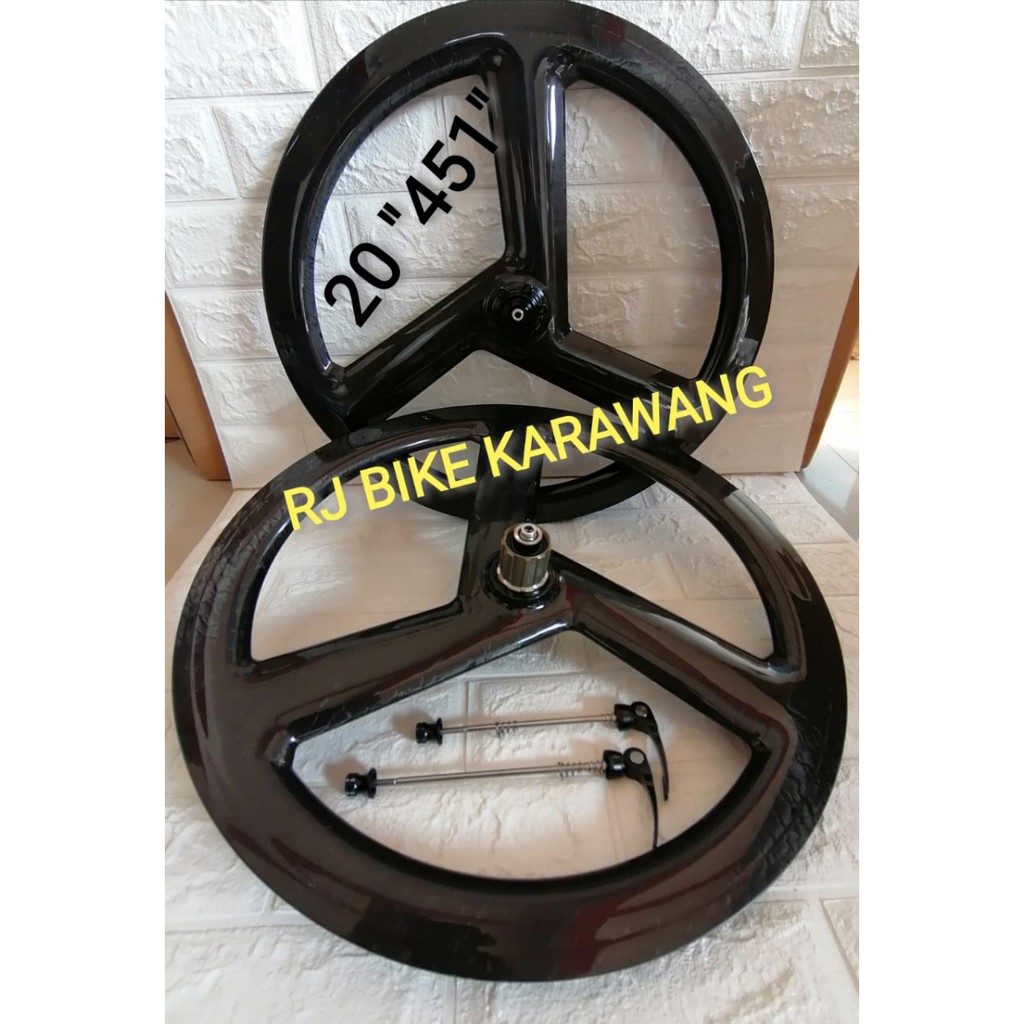 Wheelset Carbon 20 451 Black CR02D