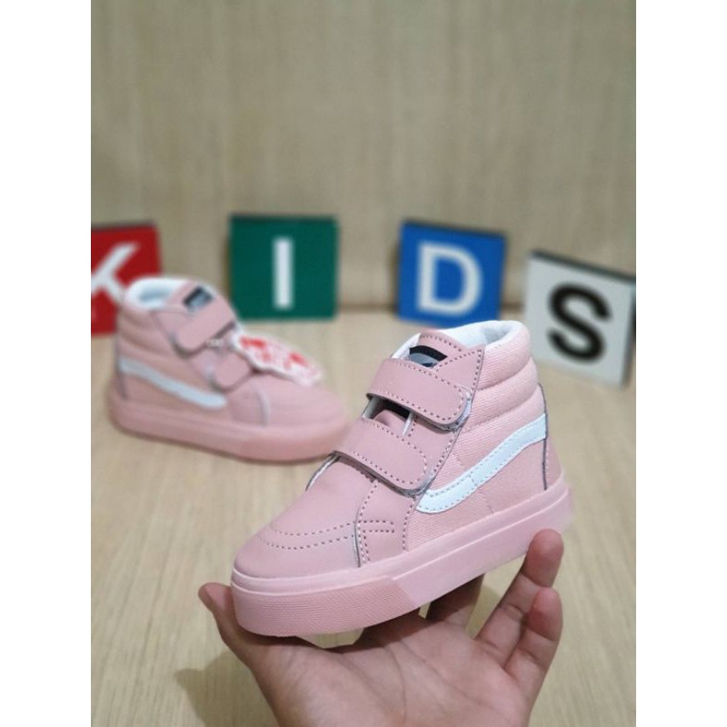 SEPATU ANAK VANS SK8 PINK PREMIUM HIGH QUALITY SNEAKERS ANAK PEREMPUAN