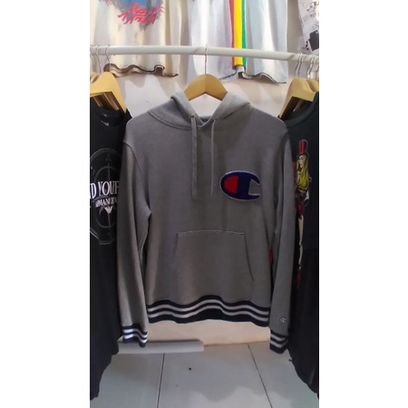 Hoodie champion big logo C original//Hoodie champion big C bordir second