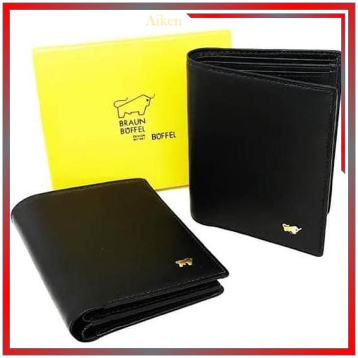 dompet pria braun buffel black original wrj2
