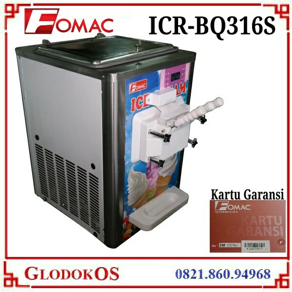 Soft Ice Cream Fomac ICR-BQ316S - Mesin Pembuat Es Krim