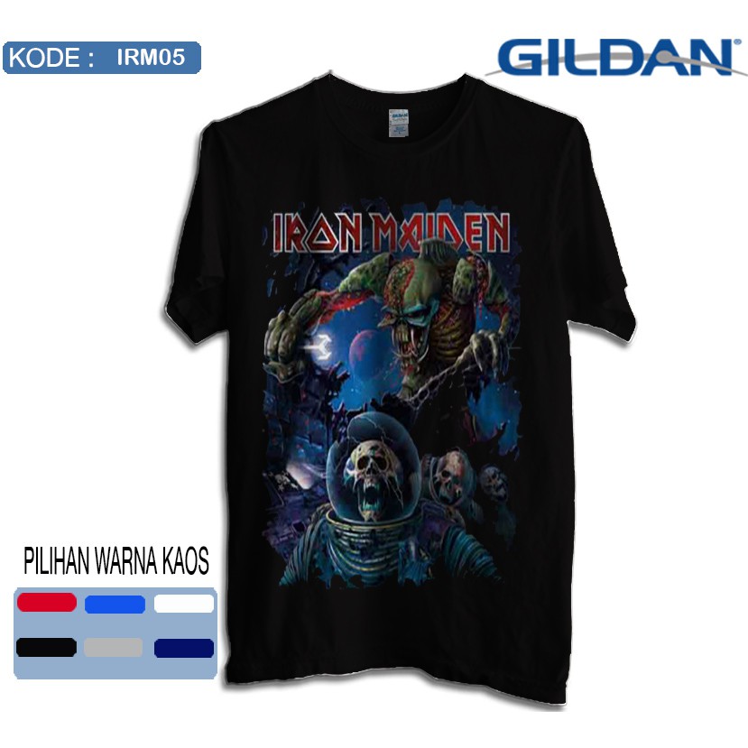 Kaos Iron Maiden Band Original Gildan Softstyle Irm05 Shopee Indonesia