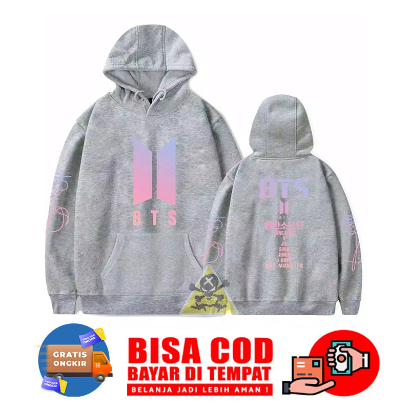 Sweater KOREA Perempuan fleece Tebal anak dewasa / JaketMurah / Hoodie Jimin Suga (COD)-4