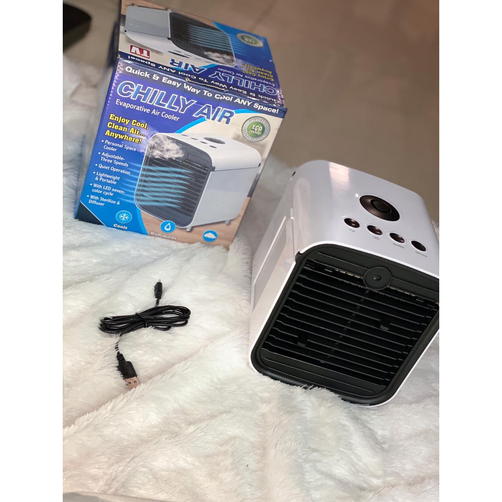 CHILLY AIR COOLER FAN Mini AC Portable USB High Quality Import