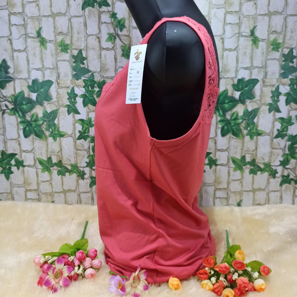 Tanktop/Singlet Jumbo XXL Renda V-4