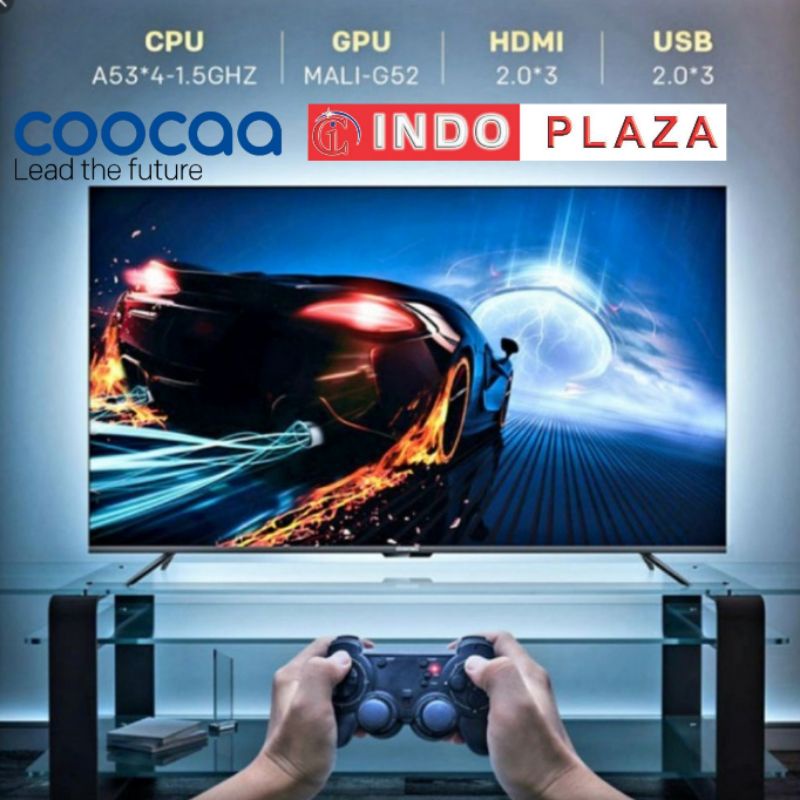 TV COOCAA 55 INCH NEW 2021 55CUC7500 SMART ANDROID 4K UHD BEZEL LESS (KHUSUS MEDAN)