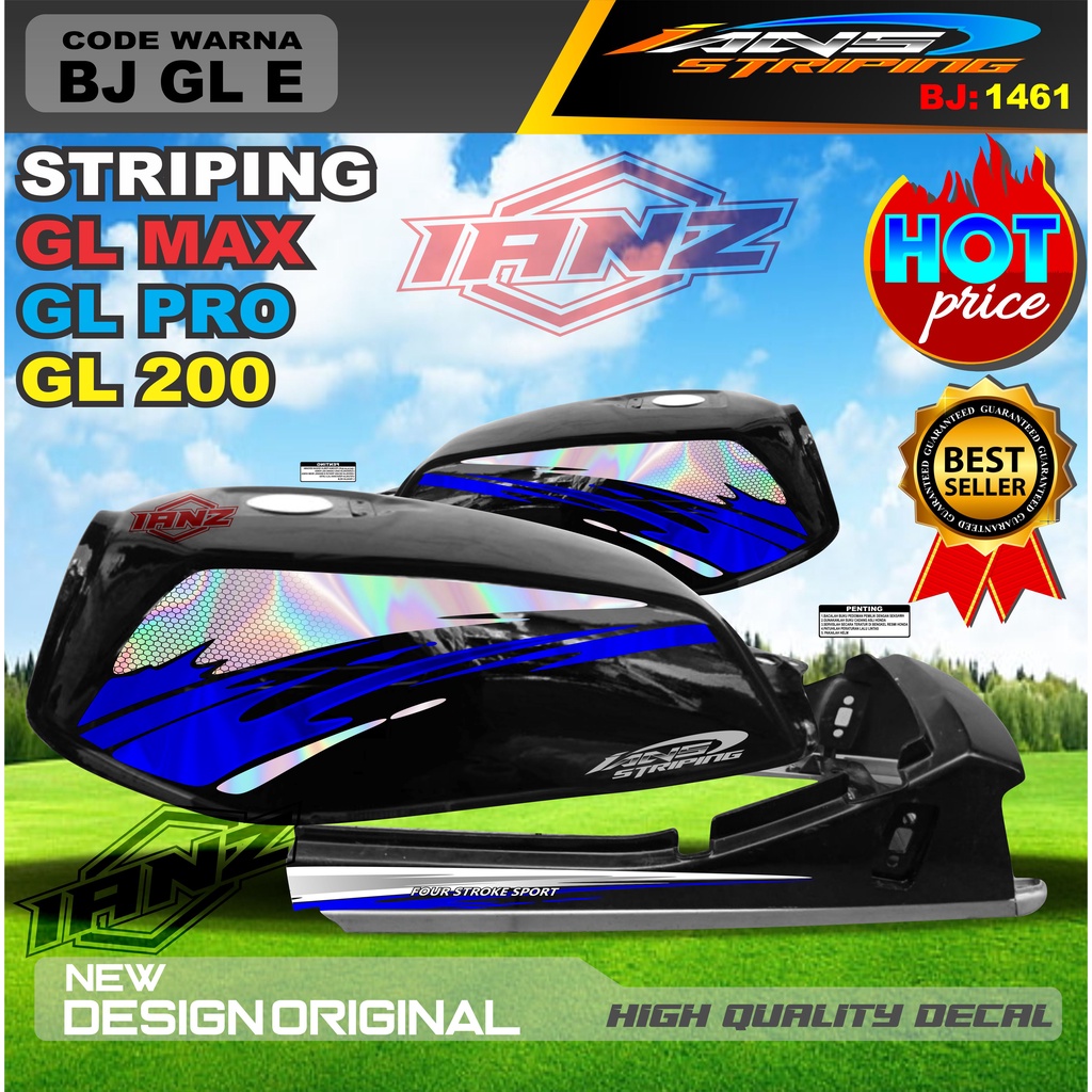 STIKER STRIPING GL MAX GL PRO VARIASI HOLOGRAM / STRIPING GL 2000 HOLOGRAM / STRIPING GL