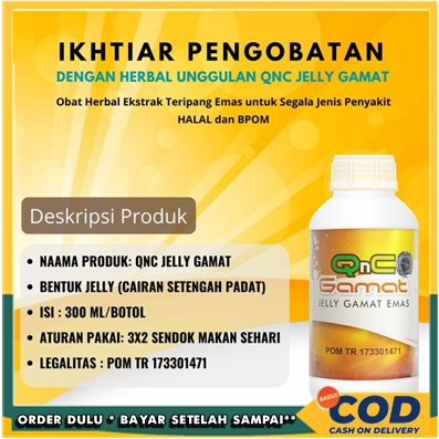 QNC jelly gamat - ORIGINAL Asli Gamat Vitamin jeli Q N C ekstrak teripang Gelly GAMET emas G S C