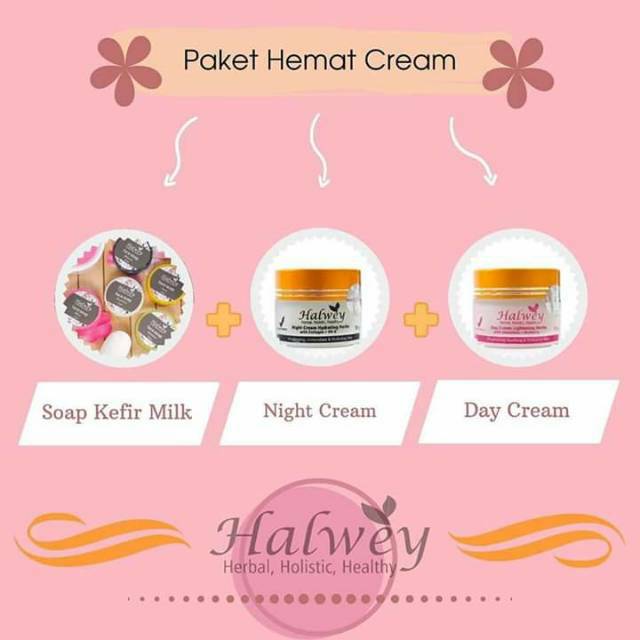 Paket hemat krim Halwey