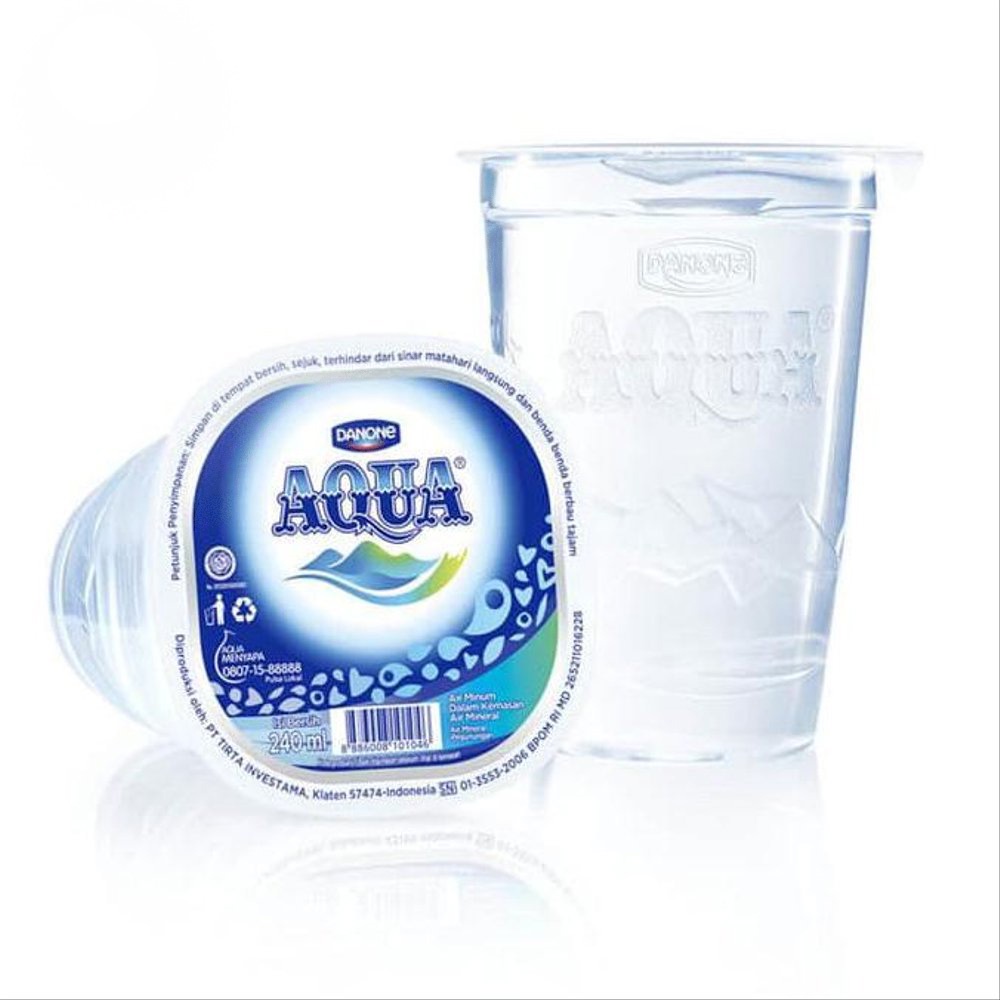 

Air Mineral Aqua Gelas 220ml