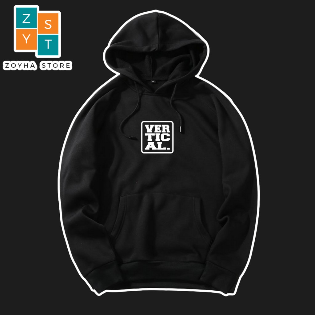 Sweater Hoodie Pria Distro Vetical Hitam Original Premium By Zoyha_Store