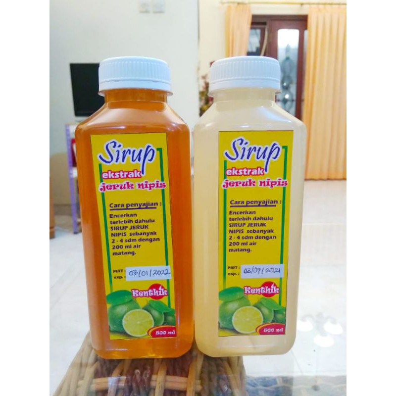 

Sari Jeruk Nipis Alami (500 ml)