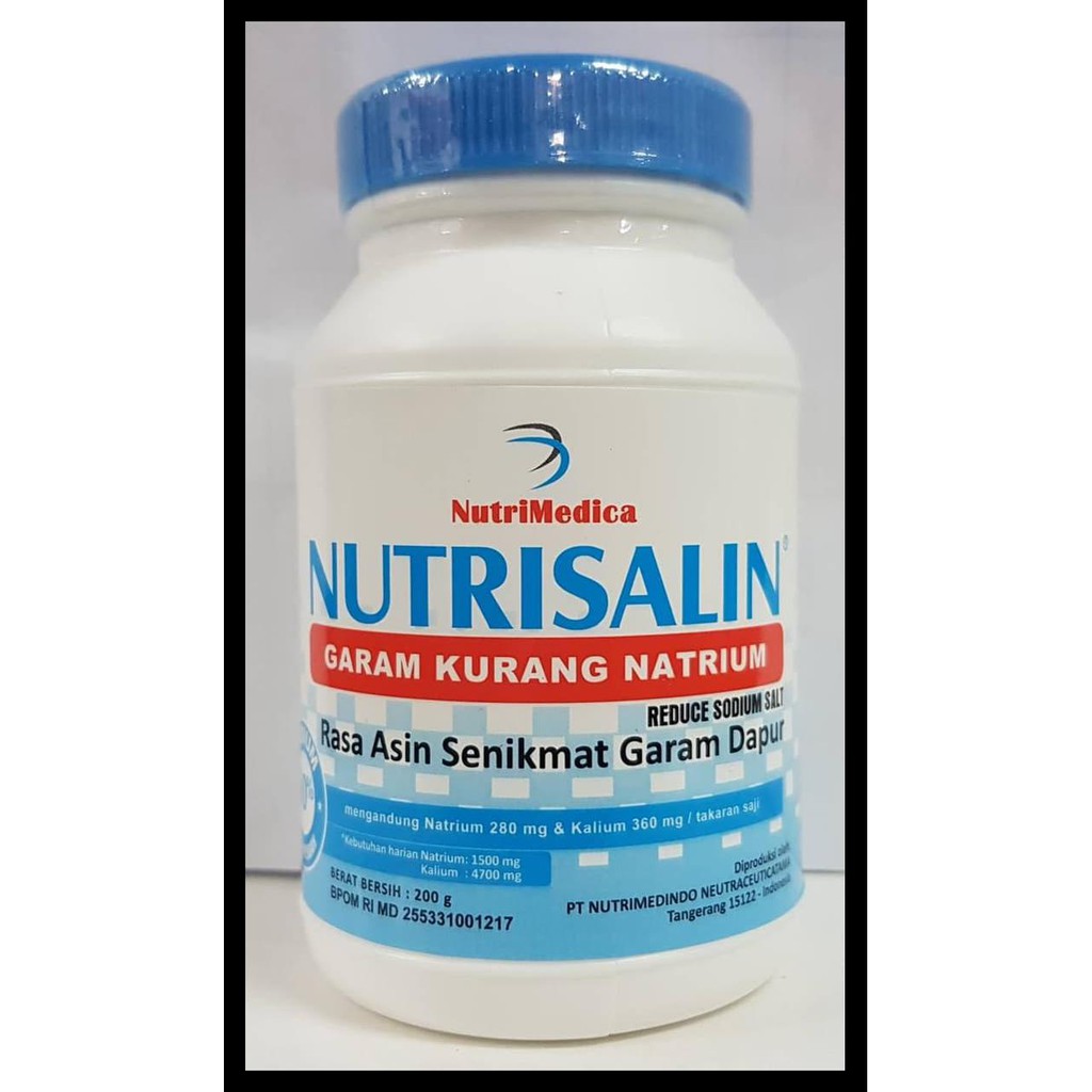 

Ready Stock Nutrisalin Garam Sehat Garam Diet Garam Kesehatan 200 Gr Termurah Murah