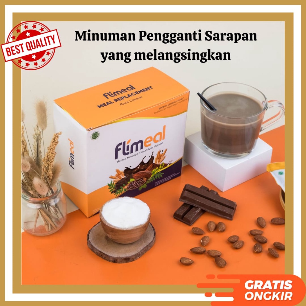 

TERMURAH!!! Flimeal Meal Replacement Minuman Sehat Rasa Coklat BPOMHALAL