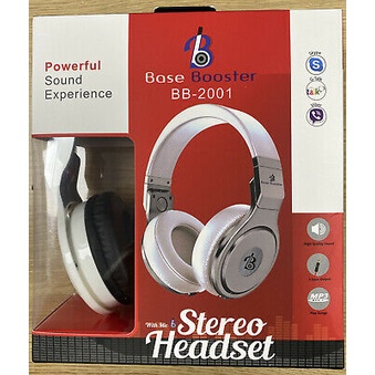 HEADPHONE/HEADSET STREO BASE BOOSTER BB-2001 (KUALITAS BAGUS)