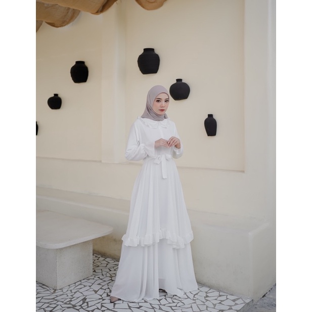 AZIMA DRESS KOREN STYLE CANTIK SIMPLE KEKINIAN