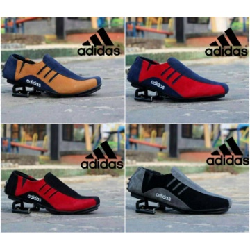 RECOMENDED !!! Sepatu Casual Slop Pria - Slip On Pria - Casual Santai - Formal Kerja - Casual - Adidas Neymar