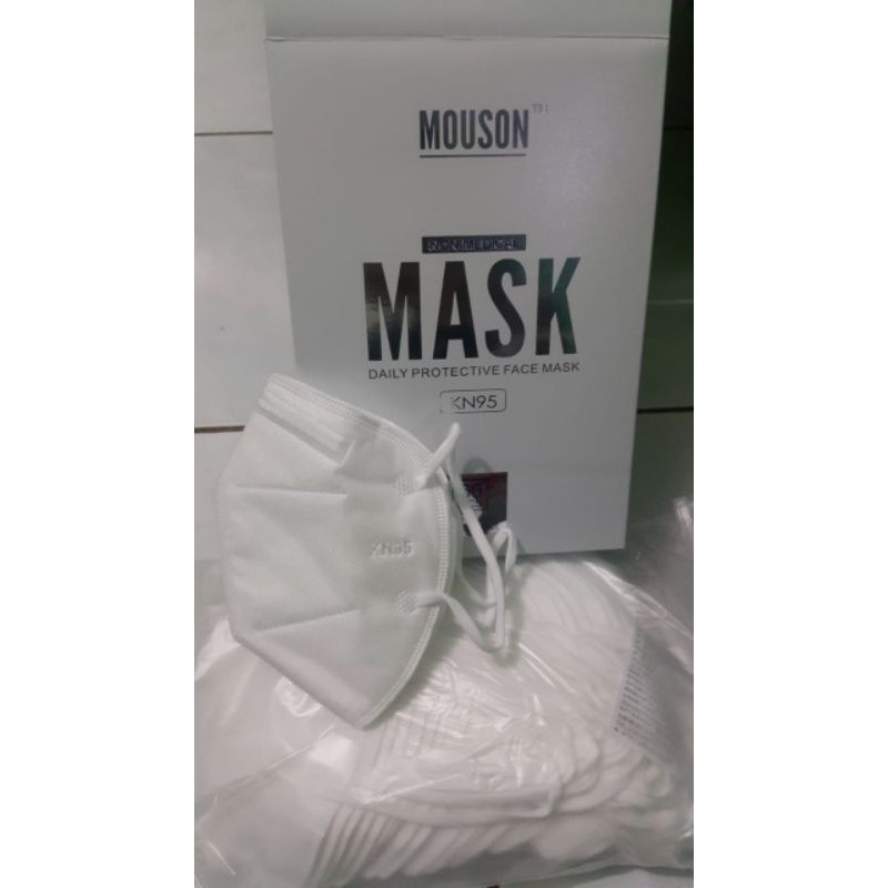 Masker KN95 Mouson 1 box isi 50 pcs