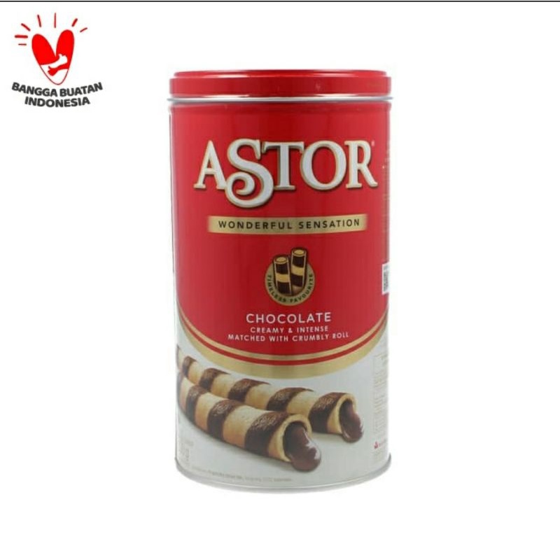 

Astor Kaleng Wafer Roll Cokelat 300gr