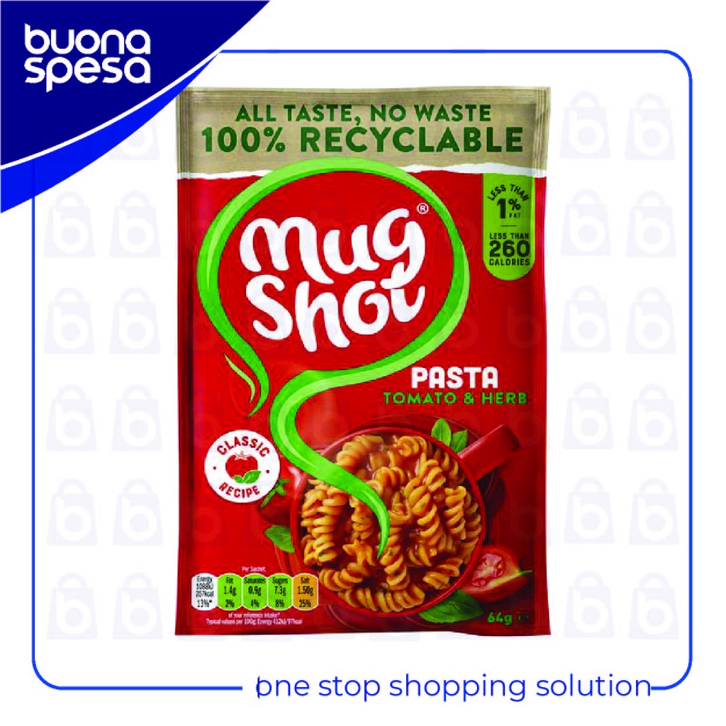 

Mug Shoot Pasta - Tomato & Herb