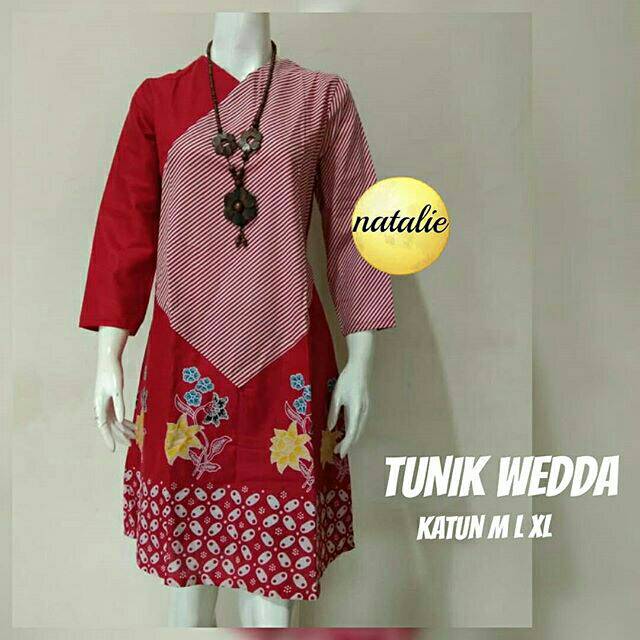 Tunik Wanita Muslimah/Tunik Wanita Kantoran/Tunik Batik Modern