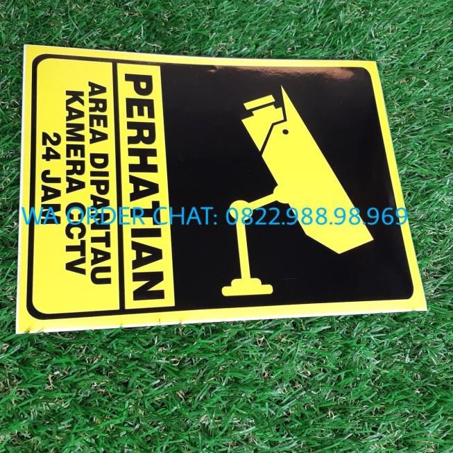 

♪ STIKER PERHATIAN AREA DIPANTAU KAMERA CCTV 24 JAM ♔