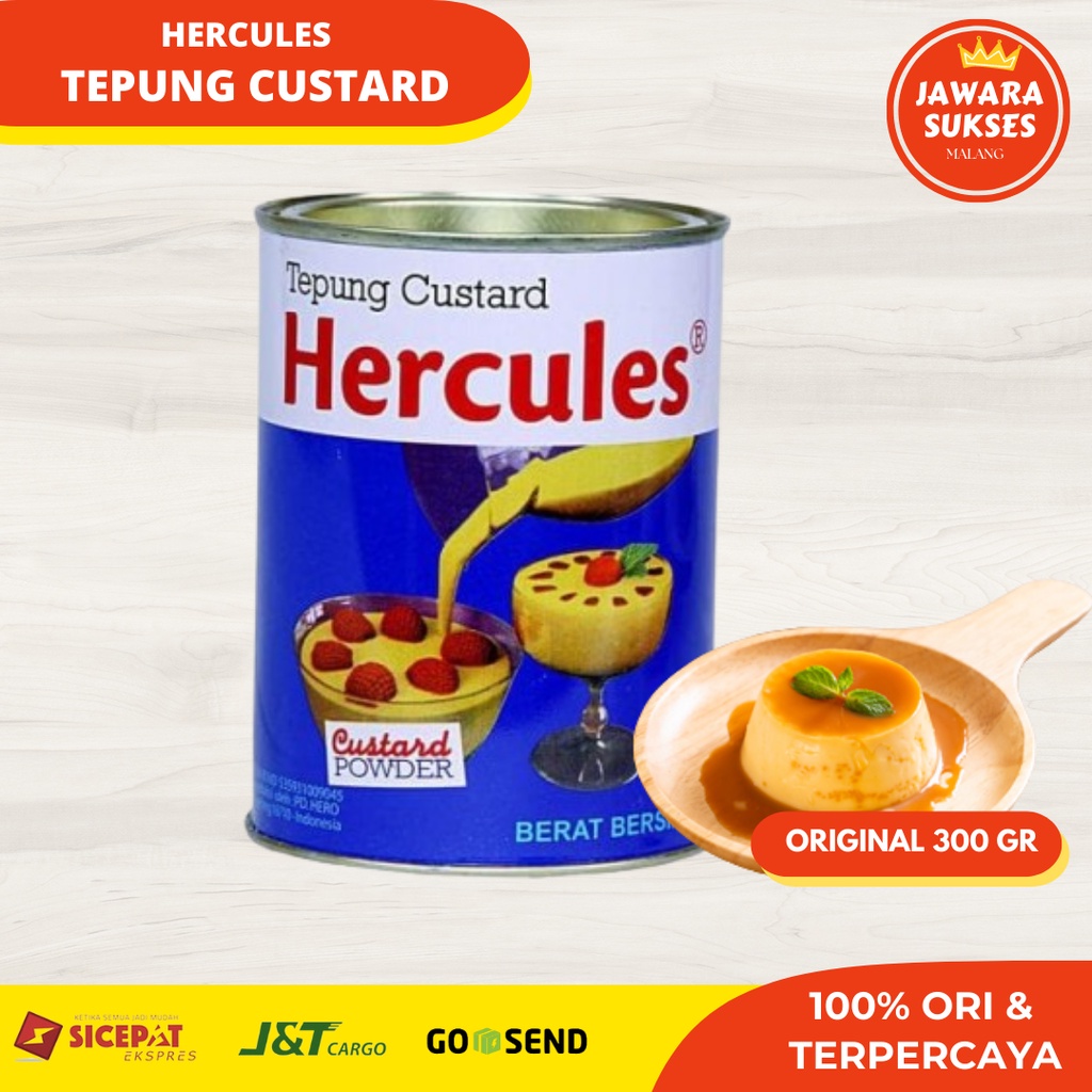

Hercules Custard 300gr | Tepung Custard Powder