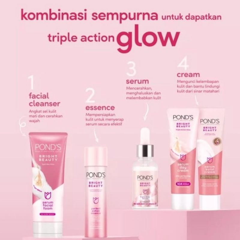 PAKET PONDS WHITE BEAUTY +TRIPLE GLOW SERUM 30ML