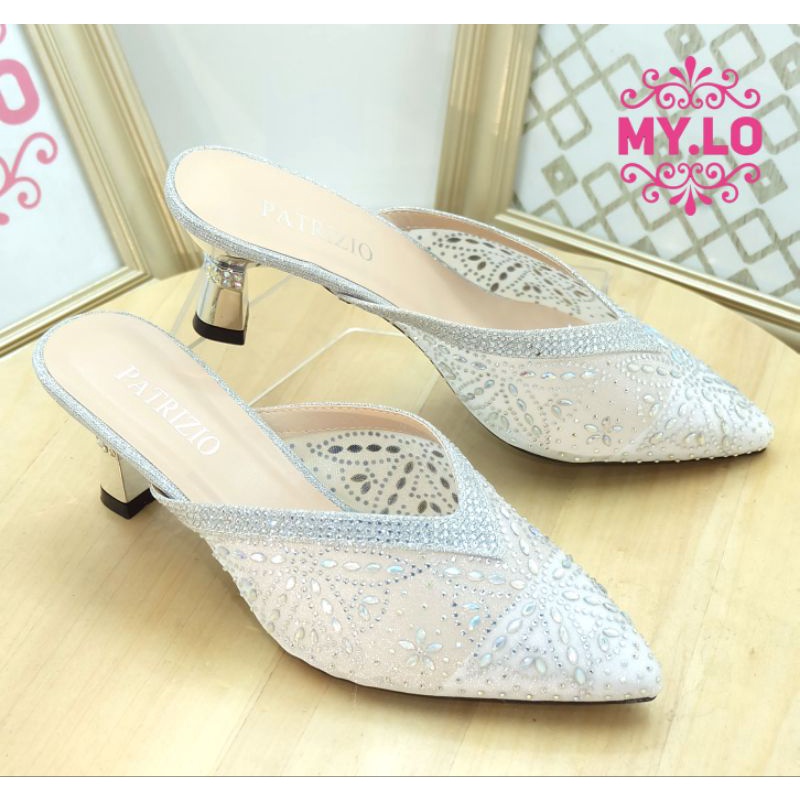 SANDAL PESTA WANITA SELOP KEBAYA SENDAL WISUDA NIKAH LAMARAN ELEGAN MEWAH IMPORT