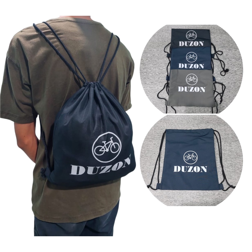 TAS SERUT PRIA ORIGINAL DUZON STRING BAG TAS FUTSAL