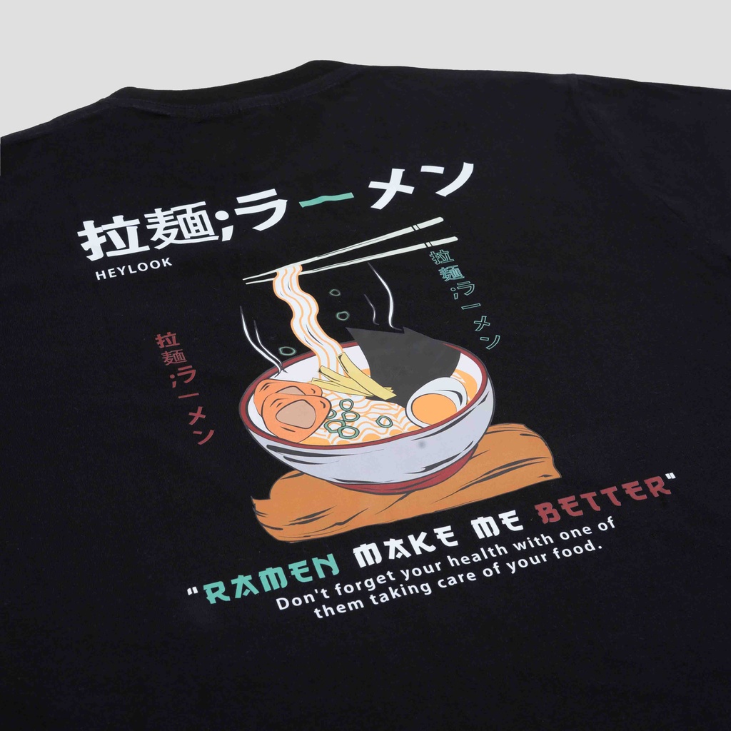 HEYLOOK Project - Ramen | T-Shirt Pria | Kaos Pria