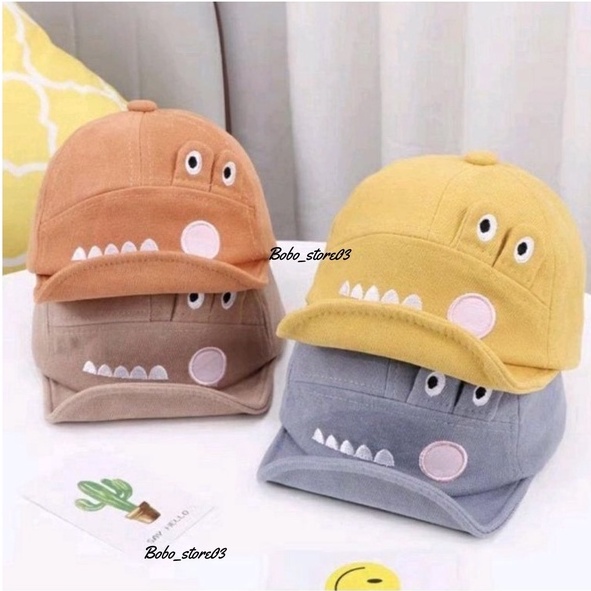 topi anak bayi laki laki perempuan lucu karakter crocodile premium