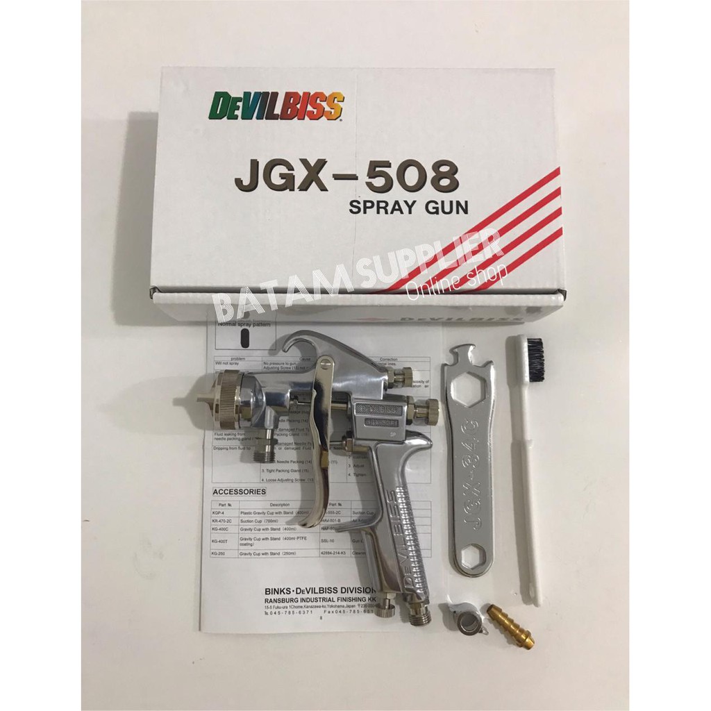 DEVILBISS JGX 508 1.4P Spray Gun / Spray Gun JGX-508 DEVILBISS