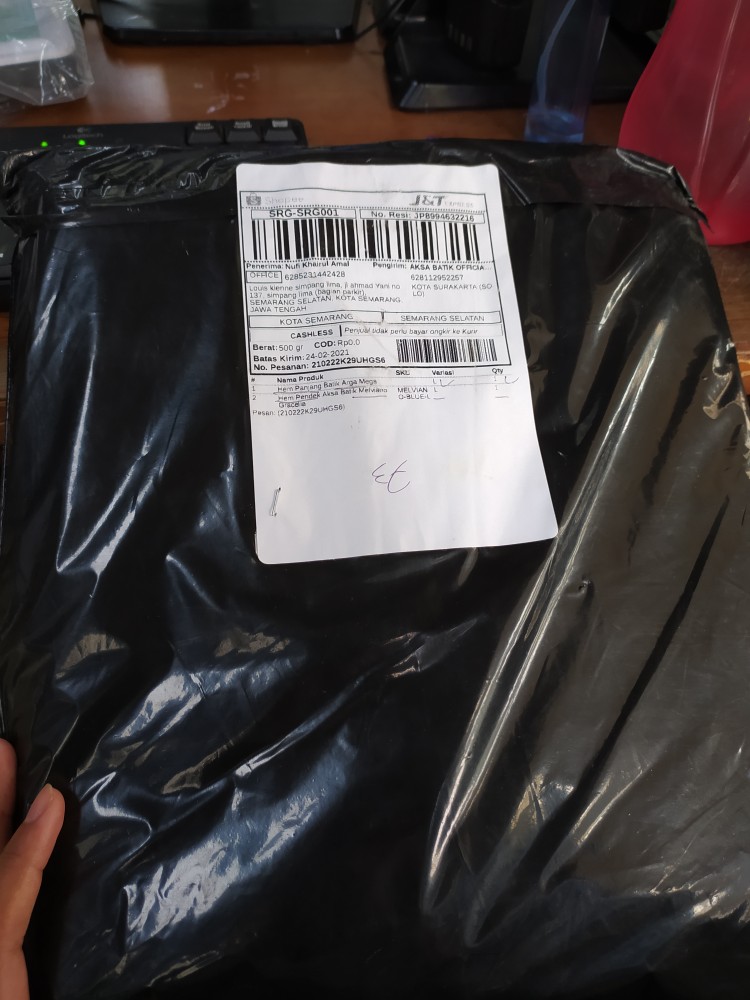 Hem Pendek Aksa Batik Melviano Gracelia