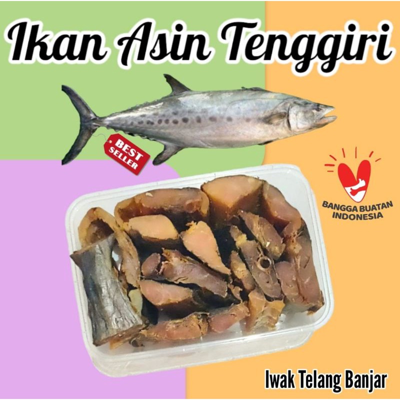 

Ikan Asin Tenggiri, Iwak Karing Telang 500gr