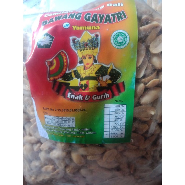 

kacang bali gayatri 500gr
