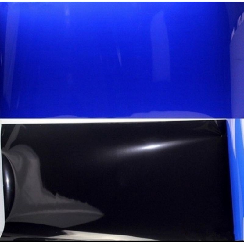 Jual Background Aquarium Polos Biru Hitam Wallpaper Aquarium Tinggi 50