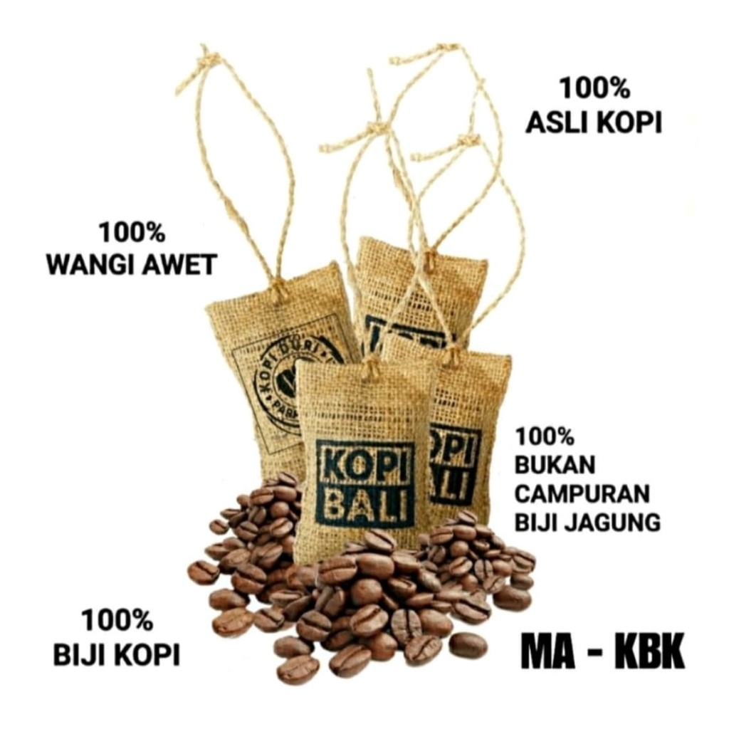 engharum Pewangi Gantungan Mobil Biji KOPI BALI Parfum Ruangan Aroma Coffee Lampung Krakatau Gayo