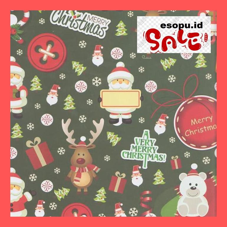 

Dek40Si Kertas Kado Sansan Wawa Sw-164 "Christmas/Natal" Dekkd5