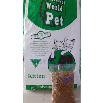 UNIVERSAL WORLD PET KITTEN/UNIVERSAL CAT/MAKANAN KUCING/CAT FOOD/DRY FOOD