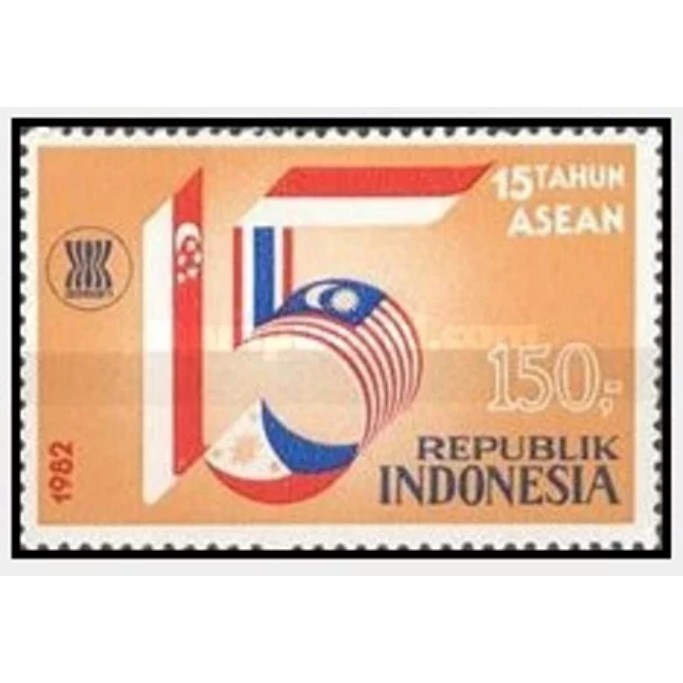 

Perangko Filateli A3-141 Indonesia MNH 1v 08.08.1982 ASEAN 15th Anniv