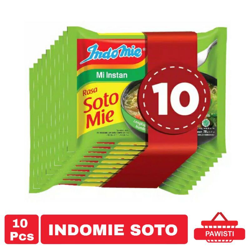 

10 PCS - INDOMIE KUAH SOTO MIE
