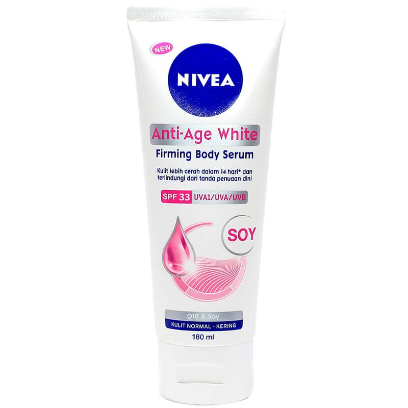 Nivea Anti Age Anti Age White Firming Body Serum Lotion Spf 33 180 Ml Anti Aging Whitening Shopee Indonesia