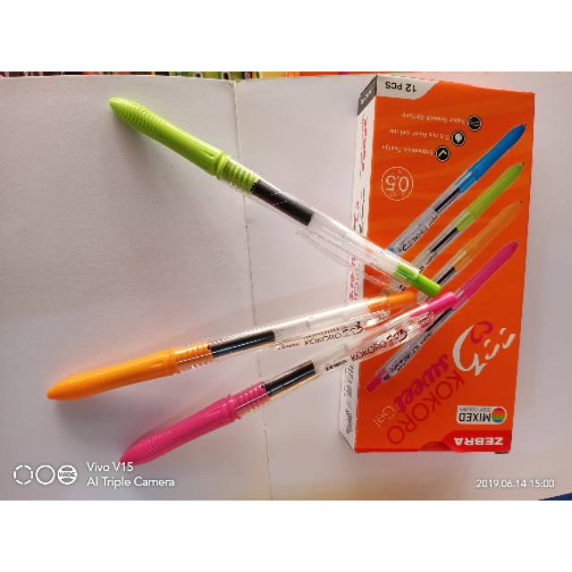 

Pen gel zebra kokoro 0,5