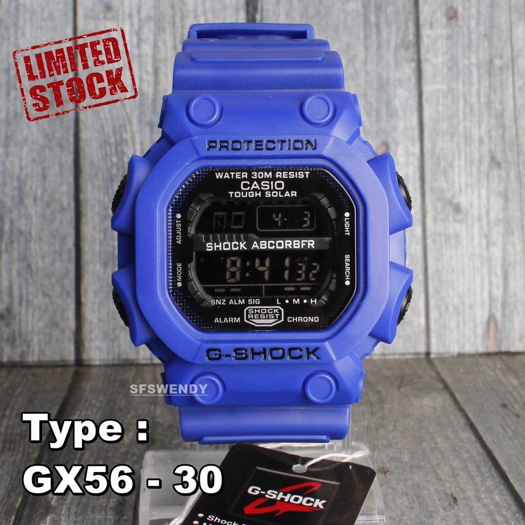 Jam tangan G Shock Murah GX-56 Kingkong Segi hitam hijau army digital pria &amp; anak anti air sporty