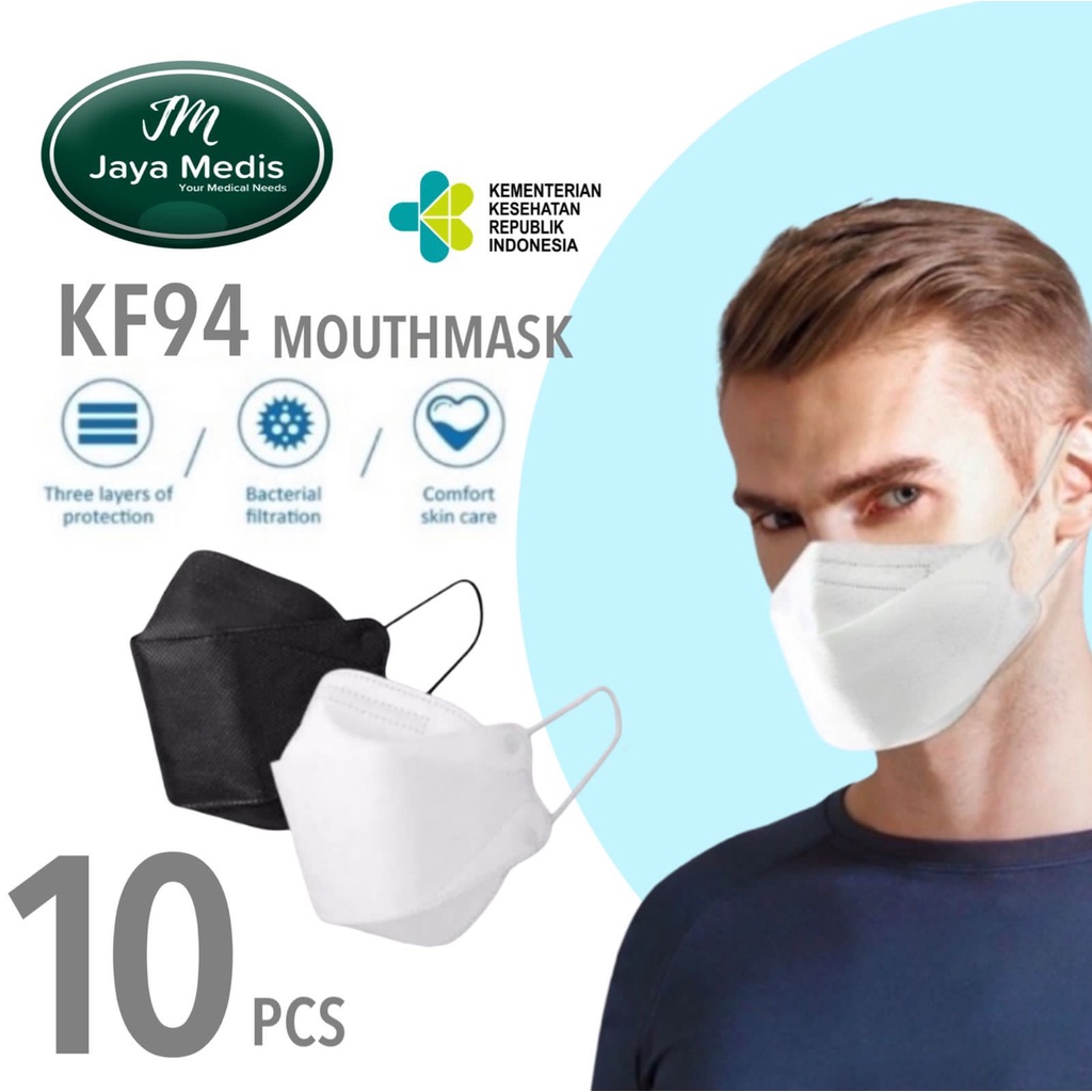 Masker KF94 Mouthmask 4 Ply - 1 Pack 10 Pcs