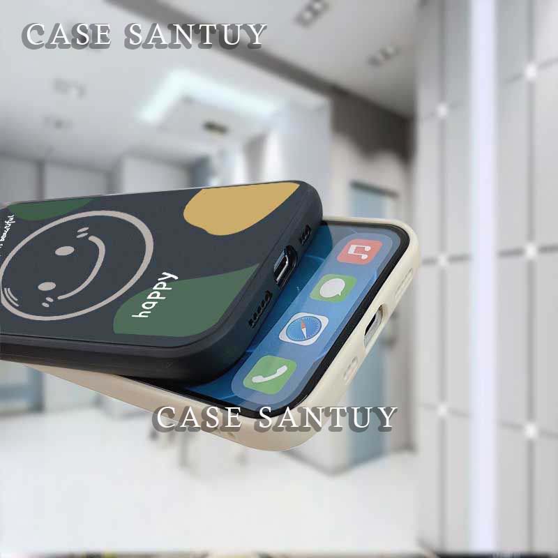 Case Casing Vivo Y93 Y91C Y91 Y95 T1-5G T1-5G Y75 5G Y55 5G Y55 5G Y21 2021 Y21T Y21A Y22 Y33S Y21S 4G Y33T Y15S 2021 Y15A Y51 2020 Y51A Y31 2021 4G Y51S Y53S 4G Smile Square Edge Phone Case Cover