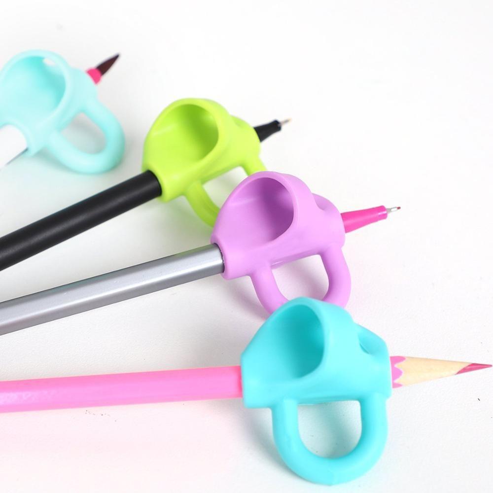 Top Silicone Pencil Grips Training Handwriting Pen Holder Alat Bantu Menulis Grip